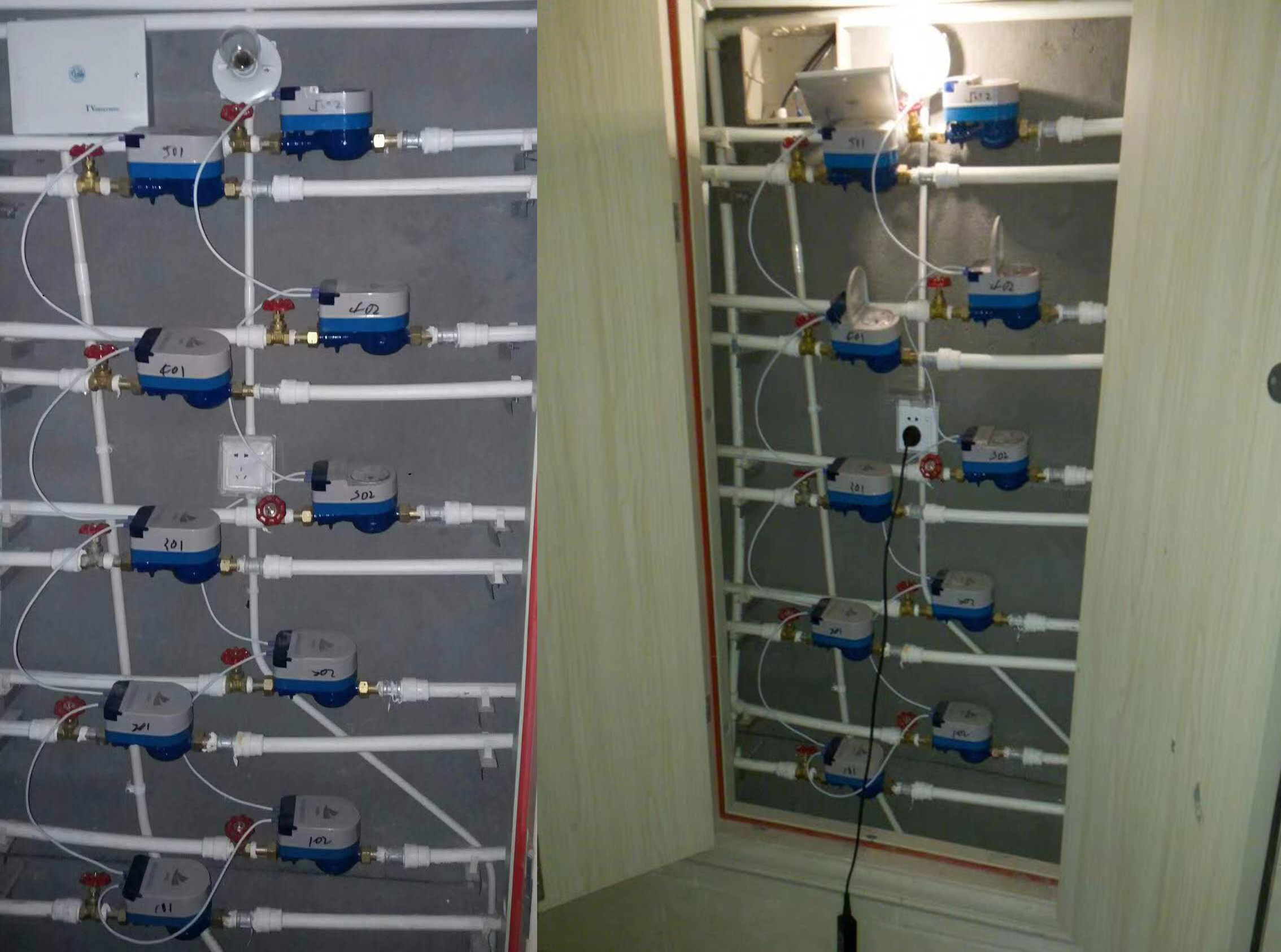 光電無源閥控水表現場安裝案例